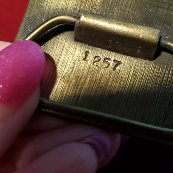 Vintage brass Jack Daniel's belt buckle, very good condition. - Picture 2 of 3